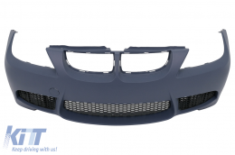 Предна Броня подходяща за BMW 3 Series E90 E91 Touring LCI Facelift (2008-2011) M3 Дизайн Без фарове за мъгла-image-6014110