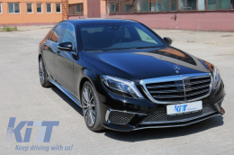 Предна Броня със Прагове подходяща за Mercedes S-Class W222 (2013-06.2017) S65 Дизайн-image-6014994