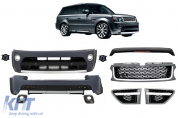image-21-Комплект за тяло, подходящ за Land Range Rover Спорт L320 Facelift (2009-2013) Автобиографичен дизайн Platinum Черен Решетка Edition