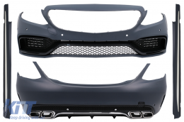 image-24-Пълен комплект за каросерия, подходящ за MERCEDES C-Class W205 Sedan (2014-2018) C63 A-Design
