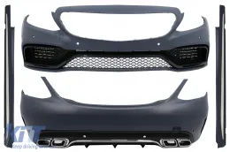 image-23-Пълен комплект за каросерия, подходящ за MERCEDES C-Class W205 Sedan (2014-2018) C63 A-Design