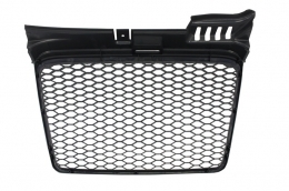 Предна Решетка без значки, подходяща за Audi A4 B7 (2004-2008) RS4 Piano Black-image-6016913