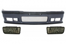 image-44-Front Bumper suitable for BMW 3er E36 (1992-1998) M3 Design With Smoke Fog Lights