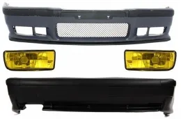 image-1-Complete Body Kit suitable for BMW 3er E36 (1992-1998) M3 Design With Yellow Fog Lights