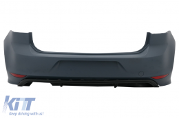 Пълен комплект за каросерия, подходящ за VW Golf 7 VII (2012-2017) R-line Look с Фарове 3D LED DRL Flowing Динамичен Sequential Въртящи се светлини Сребърен-image-6017912
