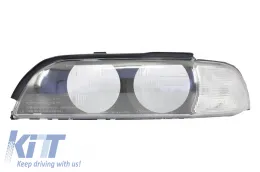 image-57-Headlight Glass Lens Replacement suitable for BMW 5 Series E39 Pre Facelift (1996-2000) Left Side