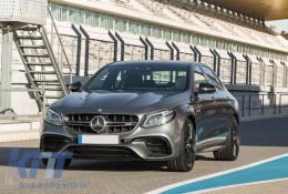Комплект за каросерия, подходящ за Mercedes E-Class W213 (2016-2019) E63 Дизайн Накрайници на ауспуха-image-6021265