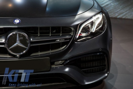 Комплект за каросерия, подходящ за Mercedes E-Class W213 (2016-2019) E63 Дизайн Накрайници на ауспуха-image-6021269
