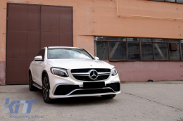 Предна Броня подходяща за Mercedes GLC X253 C253 SUV Купе (2015-2019) 63 Дизайн-image-6071064