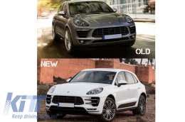Предна Броня подходяща за Porsche Macan (2014-07.2018) Турбо Дизайн-image-6022031
