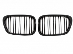 Предна Броня подходяща за BMW 5 Series E39 (1995-2003) M5 Look с Централна решетка Double Stripe Piano Black-image-6019336