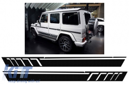 image-17-Side Decals Sticker Vinyl Black suitable for MERCEDES G-class W463 (1989-2017) Black Pearl A-Design