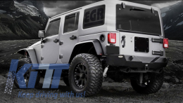 Пълна изпускателна система Axle-Back, подходяща за Jeep Wrangler Rubicon JK (2007-2017) Двойна ауспухова евакуация-image-6023394