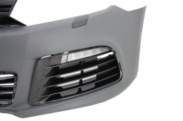 Предна Броня, подходяща за VW Golf VI 6 (2008-2013) R20 Look с Фарове 3D LED DRL U-Design LED Flowing Turning Light-image-6021166