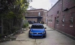 Предна Броня , подходяща за VW Golf VI 6 (2008-2013) R20 Look с Фарове 3D LED DRL U-Design LED Flowing Turning Light Red Stripe TFSI-image-6021191