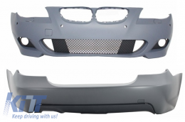 image-8-Front Bumper and Rear Bumper PDC suitable for BMW 5 Series E60 07-10 M-Technik Design