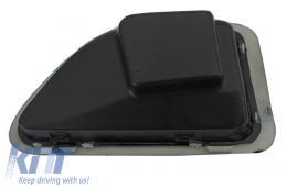 Централна решетка и Странични вентилационни отвори отвори, подходящи за Land Rover Range Rover Спорт (2005-2008) L320 автобиография Look All Черен Edition-image-6026294