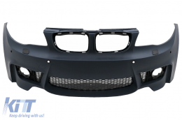 Предна Броня подходяща за BMW 1 Series E81 E82 E87 E88 (2004-2011) 1M Дизайн с SRA PDC-image-6022674