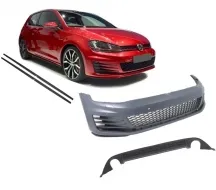 image-33-Front Bumper  suitable for VW Golf VII 7 2013-2016 GTI Design with Side Skirts and Rear Diffuser