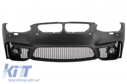 image-5-Front Bumper suitable for BMW 3 Series LCI E92/E93 (2010-2013) Coupe Cabrio M4 Look