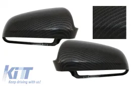 image-33-Mirror Covers suitable for AUDI S3 A3 (8P), S4 A4 (B6, B7), S6 A6 (4F) Carbon Film Hydrographic Coating