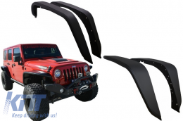 Плоски Вежди за калниците на тръбата за трошане, подходящи за JEEP Wrangler Rubicon JK (2007-2017)-image-6024298