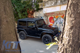 Плоски Вежди за калниците на тръбата за трошане, подходящи за JEEP Wrangler Rubicon JK (2007-2017)-image-6050243
