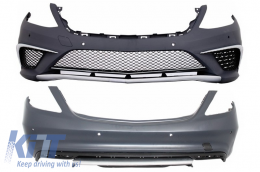 image-20-Body Kit suitable for MERCEDES S-Class W222 (2013-06.2017) S63 S65 Design