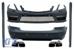 image-41-Пълен комплект за каросерия, подходящ за Mercedes E-class W212 (2009-2013) E63 Look с Накрайници за ауспух Черен Edition