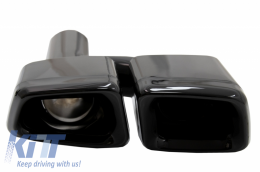 Пълен комплект за каросерия, подходящ за Mercedes E-class W212 (2009-2013) E63 Look с Накрайници за ауспух Черен Edition-image-6024772