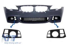 image-7-Капаци за фарове за мъгла подходящи за BMW 5 Series F10 F11 NON-LCI LCI (2010-2017) Броня M-Technik LCI дизайн