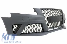 Предна Броня подходяща за Audi A4 B8 Pre-Facelift (2008-2011) RS4 Дизайн-image-6029452