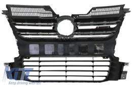 Предна Решетка подходяща за VW Golf 5 V (2003-2009) R32 Дизайн Хром-image-6028648