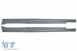 Предна Броня със Прагове подходяща за BMW F10 F11 5 Series (2011-2014) M-Technik Дизайн Без Фарове за мъгла-image-6098422