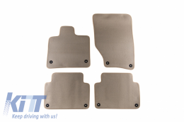 image-75-Floor mat Carpet beige suitable for AUDI Q7  06/2006-05/2015