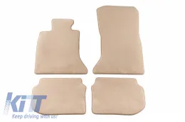 image-12-Floor mat Carpet beige  suitable for BMW 5er (F10) 03/2010-09/2013, 5er (F11) Touring 09/2010-09/2013
