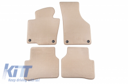 image-26-Floor mat Carpet beige suitable for VW Passat all models 2007-10/2010, Passat all models 11/2010-10/2014, CC 02/2012-11/2016