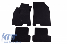 image-65-Floor mat Carpet graphite suitable for RENAULT Megane III 11/2008-12/2015, Megane Coupe 02/2009-12/2015