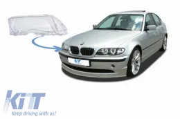 image-14-Headlight Lens Right Side suitable for BMW 3 Series E46 Facelift Sedan/Touring (2001-2004)