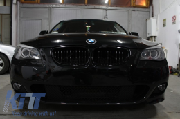 Предна Броня и Задна Броня с PDC 18mm подходящи за BMW 5 Series E60 LCI (2007-2010) M-Technik Дизайн-image-6027038