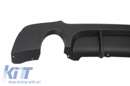 Дефузьор за задна броня , подходящ за BMW E92 Купе 3 Series (2006-2013) M Performance Дизайн Twin Single Outlet-image-6027599