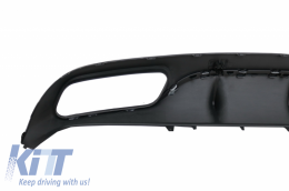 Дифузьор на Задна Броня , подходящ за Mercedes C-Class C205 A205 Купе Cabriolet (2014-2019) C63 Дизайн-image-6032864
