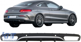 Дифузьор на Задна Броня , подходящ за Mercedes C-Class C205 A205 Купе Cabriolet (2014-2019) C63 Дизайн-image-6108913