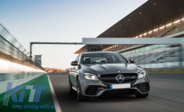 Външен комплект за Екстериор , подходящ за Mercedes E-Class W213 (2016-2019) E63 Дизайн Накрайници на ауспуха-image-6027865