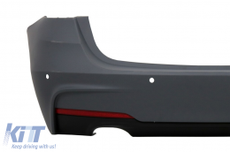 Задна Броня , подходяща за BMW F31 3 Series Touring Non LCI & LCI (2011-2018) M-Technik Дизайн Single Outlet-image-6027938