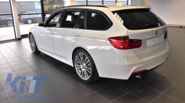Задна Броня , подходяща за BMW F31 3 Series Touring Non LCI & LCI (2011-2018) M-Technik Дизайн Single Outlet-image-6027945