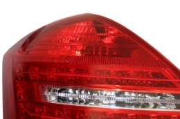 Пълен комплект за каросерия, подходящ за MERCEDES-Benz S-Class W221 Накрайници за ауспух и LED Задни светлини 2005-2011 (LWB) A-Design-image-6027929