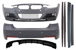 image-32-Complete Body Kit suitable for BMW 3 Series F30 (2011-2014) & F30 LCI Facelift (2015-up) M-Performance Design Single Outlet Double Exhaust