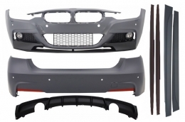 image-33-Complete Body Kit suitable for BMW 3 Series F30 (2011-2014) & F30 LCI Facelift (2015-up) M-Performance Design Double Outlet Single Exhaust