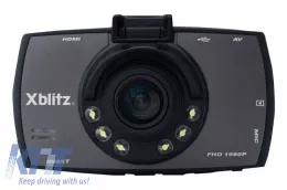 image-3-Xblitz Dash Camera Dashboard Recorder DVR Xblitz Black Bird Full HD 1920x1080P, 2.7 Inch Screen, 170 Degrees Lens, Black